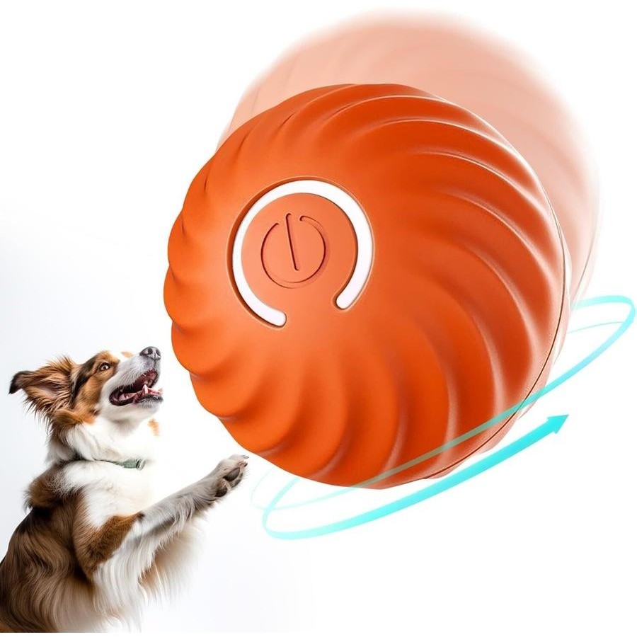 Self-Rolling Interactive Dog Ball - Auto-Play Technology