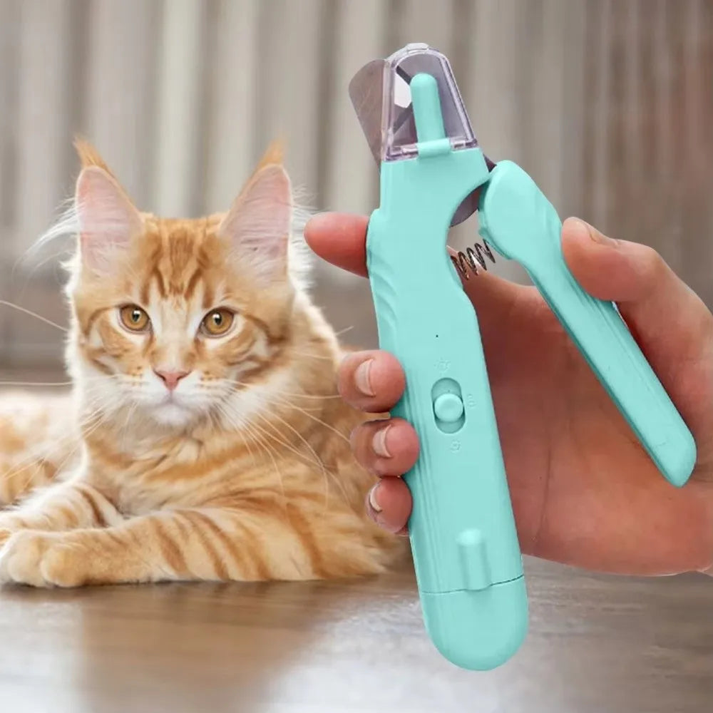 2-in-1 LED Nail Trimmer for Dogs & Cats