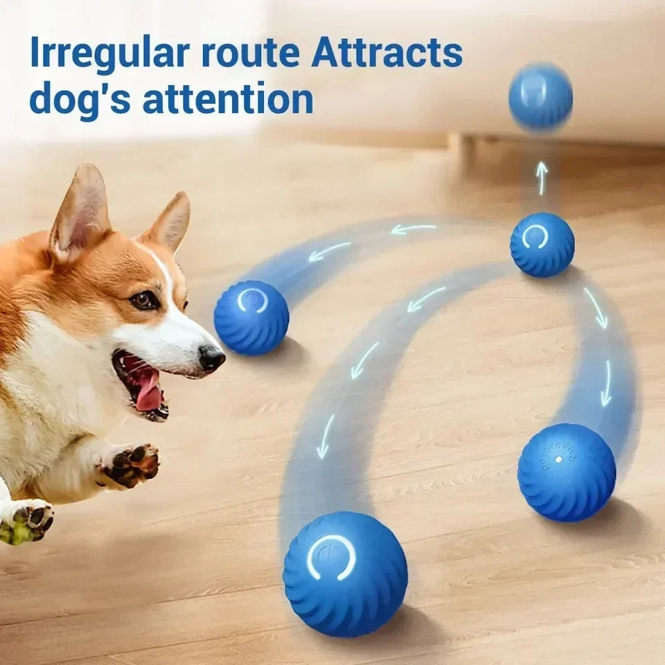 Self-Rolling Interactive Dog Ball - Auto-Play Technology