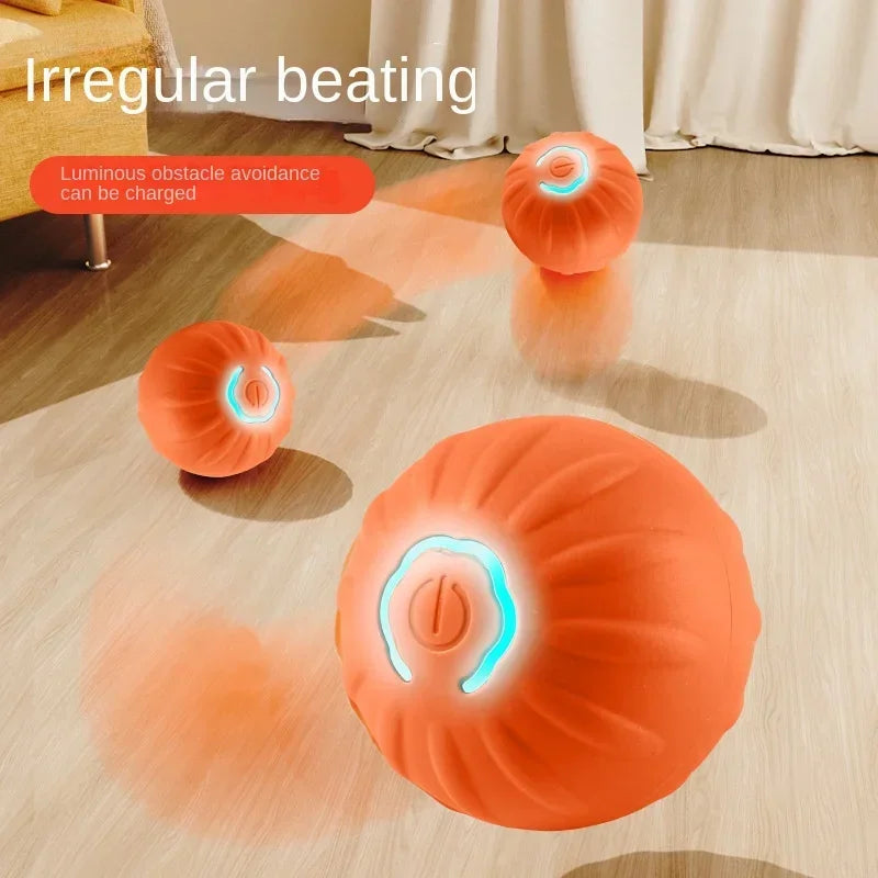 Self-Rolling Interactive Dog Ball - Auto-Play Technology