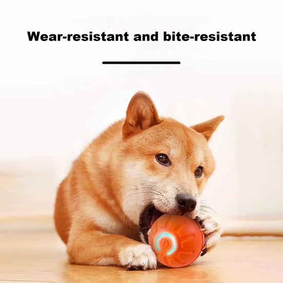 Self-Rolling Interactive Dog Ball - Auto-Play Technology